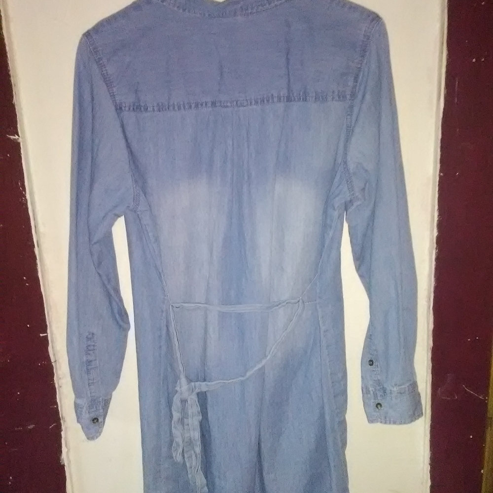 Faded glory women's blue jean dress